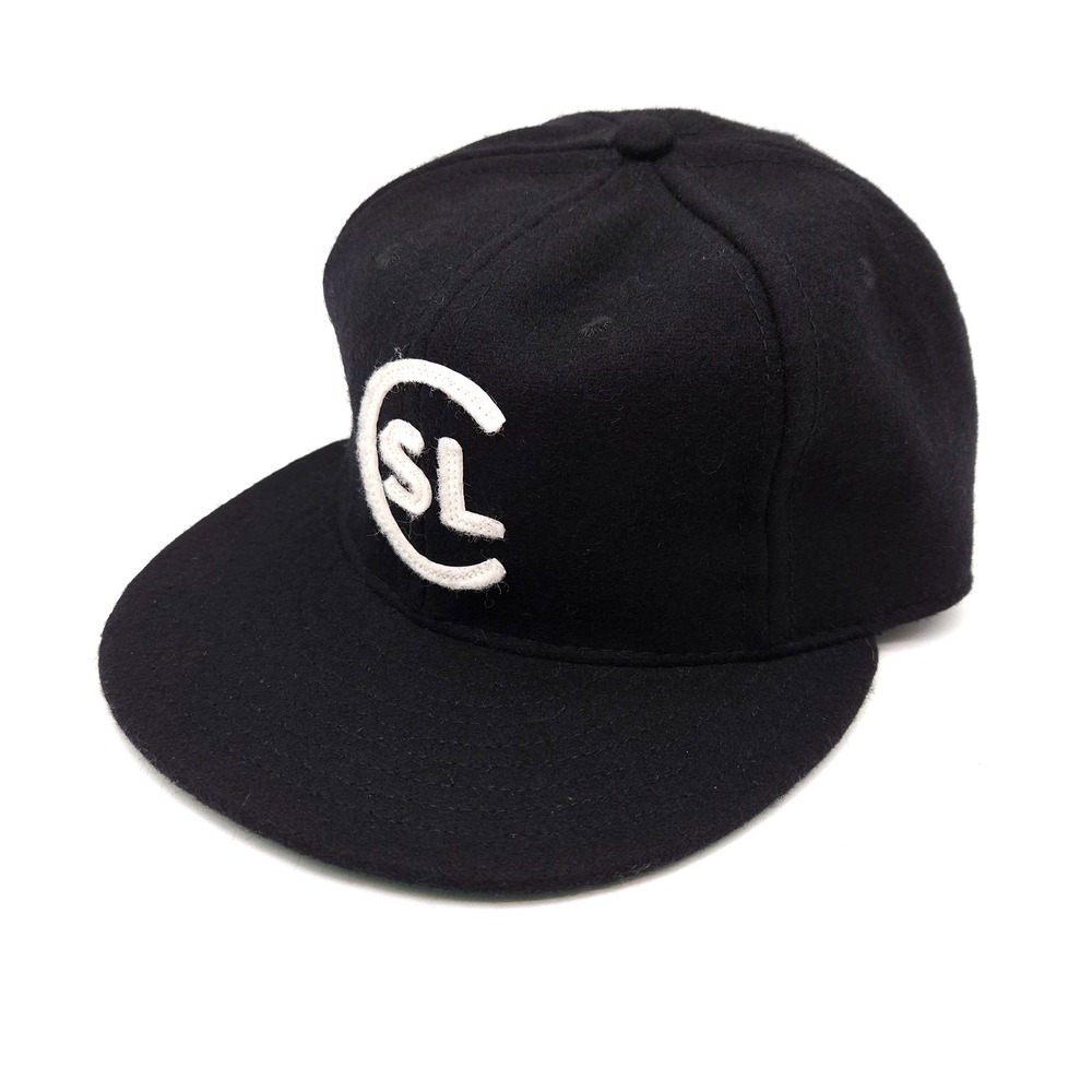 Ebbets Field Flannels Salt Lake City Bees SLC Snapback Hat Baseball Cap Black
